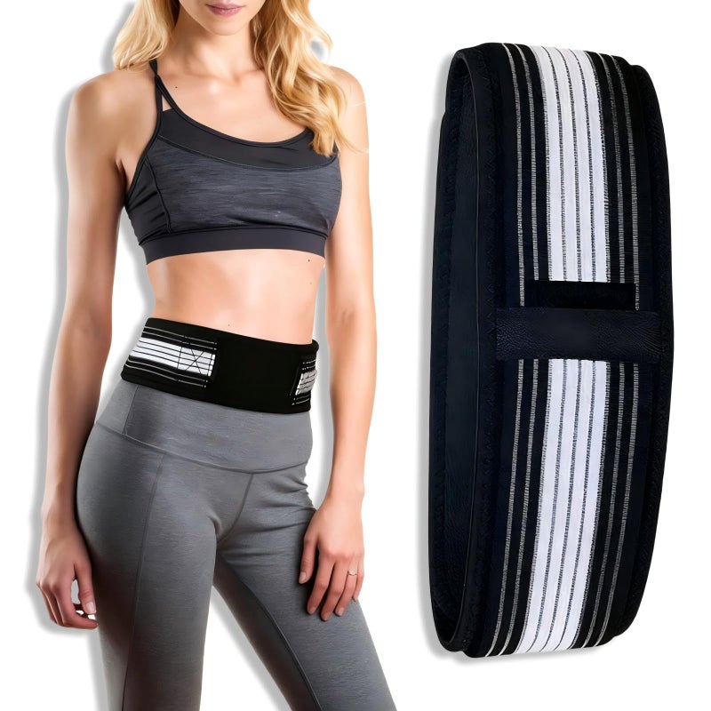 Sacroiliac SI Joint Hip Belt, Adjustable Sacroiliac Hip Support Belt for Women Men, Lower Back Support Brace, Sciatica Pain Relief Brace for Pelvis, Lumbar, Nerve, Leg, Fit Hips Size 120-140CM (L)